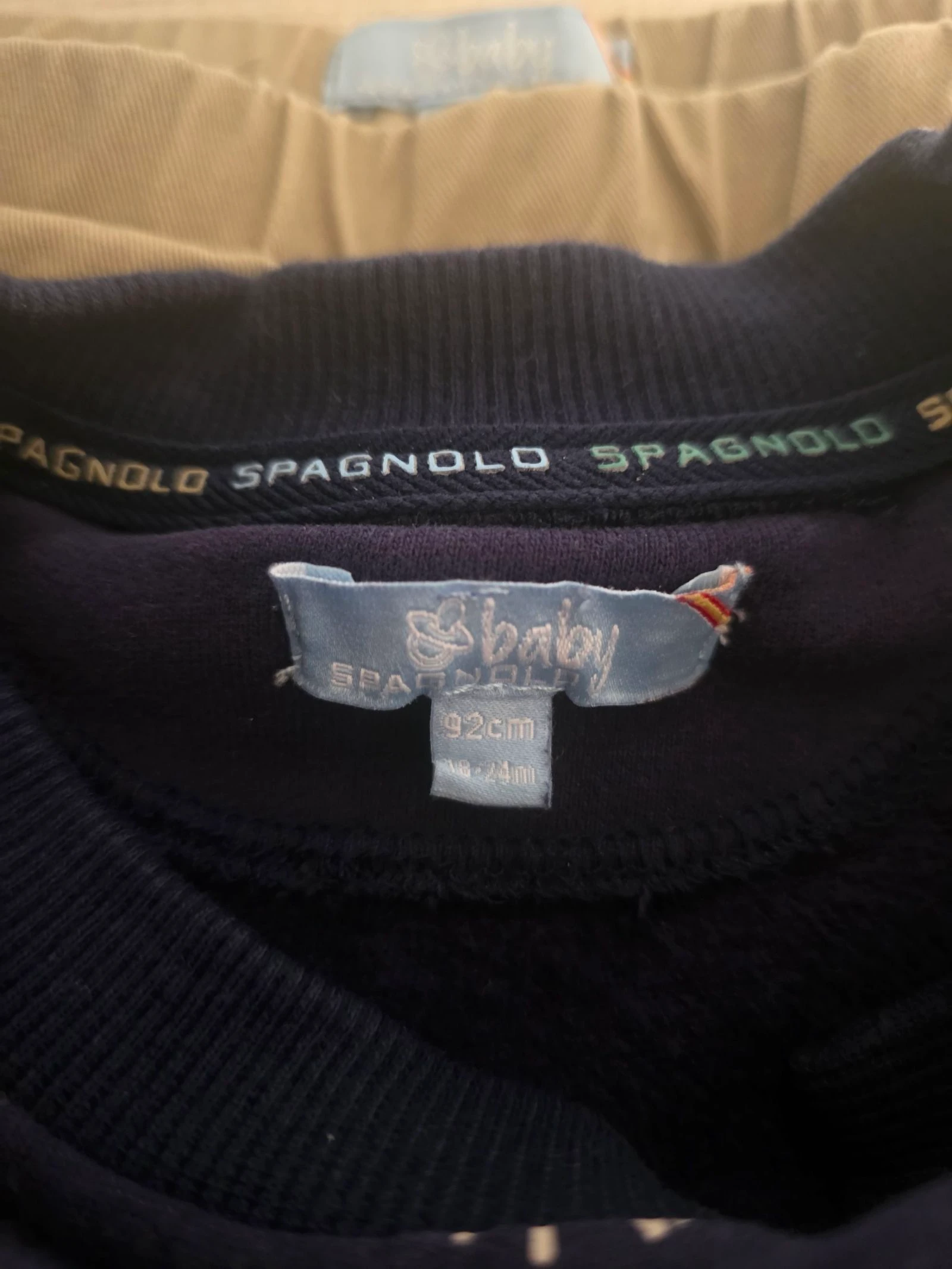 Conjunto bebé Spagnolo original | Sudadera + pantalón | Talla 92 cm (18-24 meses) – photo 2